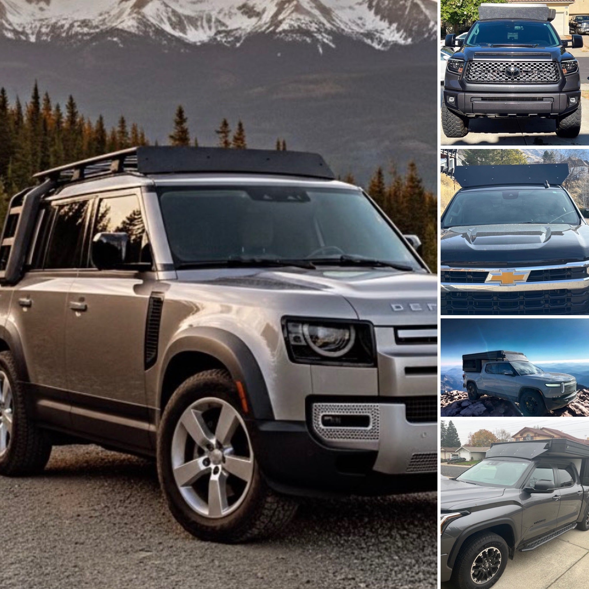 Roof Rack Fairing 50-54 Inch | Land Rover Defender Fairing