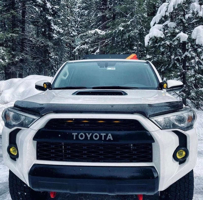 Custom wind deflector for a 4 Runner with a basket