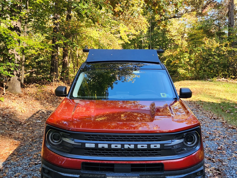 Ford Bronco Sport custom fairing 46" x 12" with a reverse smile shape