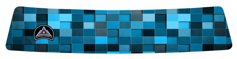 Blue Pixels Wrap