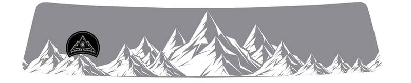 Rocky Mountains - Grayscale Wrap