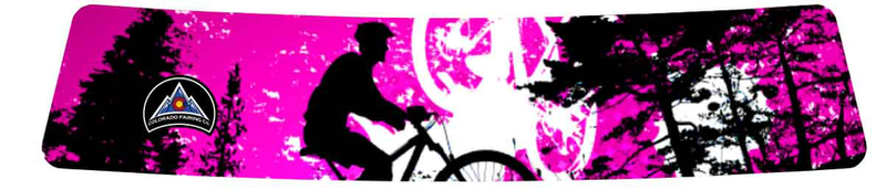 Pink Mountain Biker Wrap