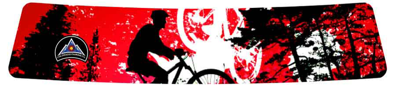 Red Mountain Biker Wrap