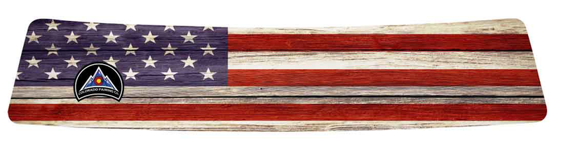 American Flag - Wooden Wrap