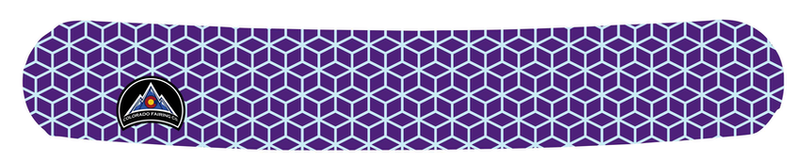 Dark Purple and Light Blue Kirk Wrap