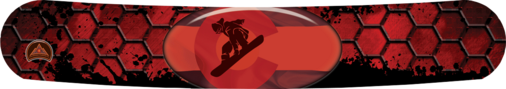 Red Honeycomb Snowboarder Wrap